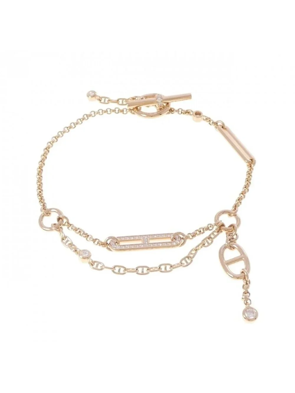 Hermes Chaine D'ancre Chaos Bracelet